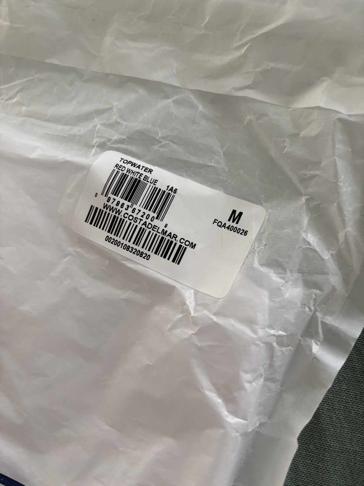 Costa White Short Sleeve T-Shirt Medium