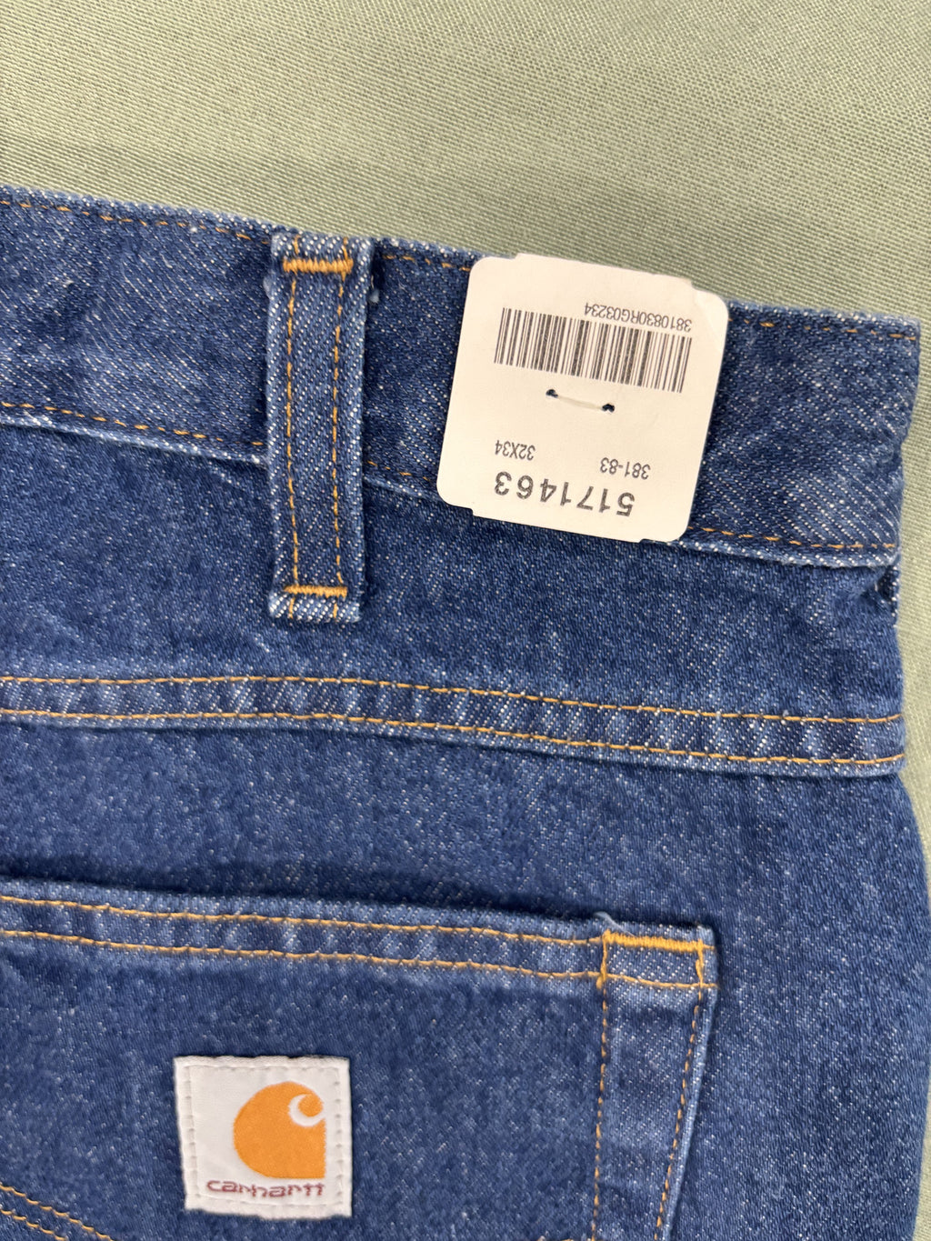 Carhartt Relaxed Fit Blue Denim Jeans Size 32x34