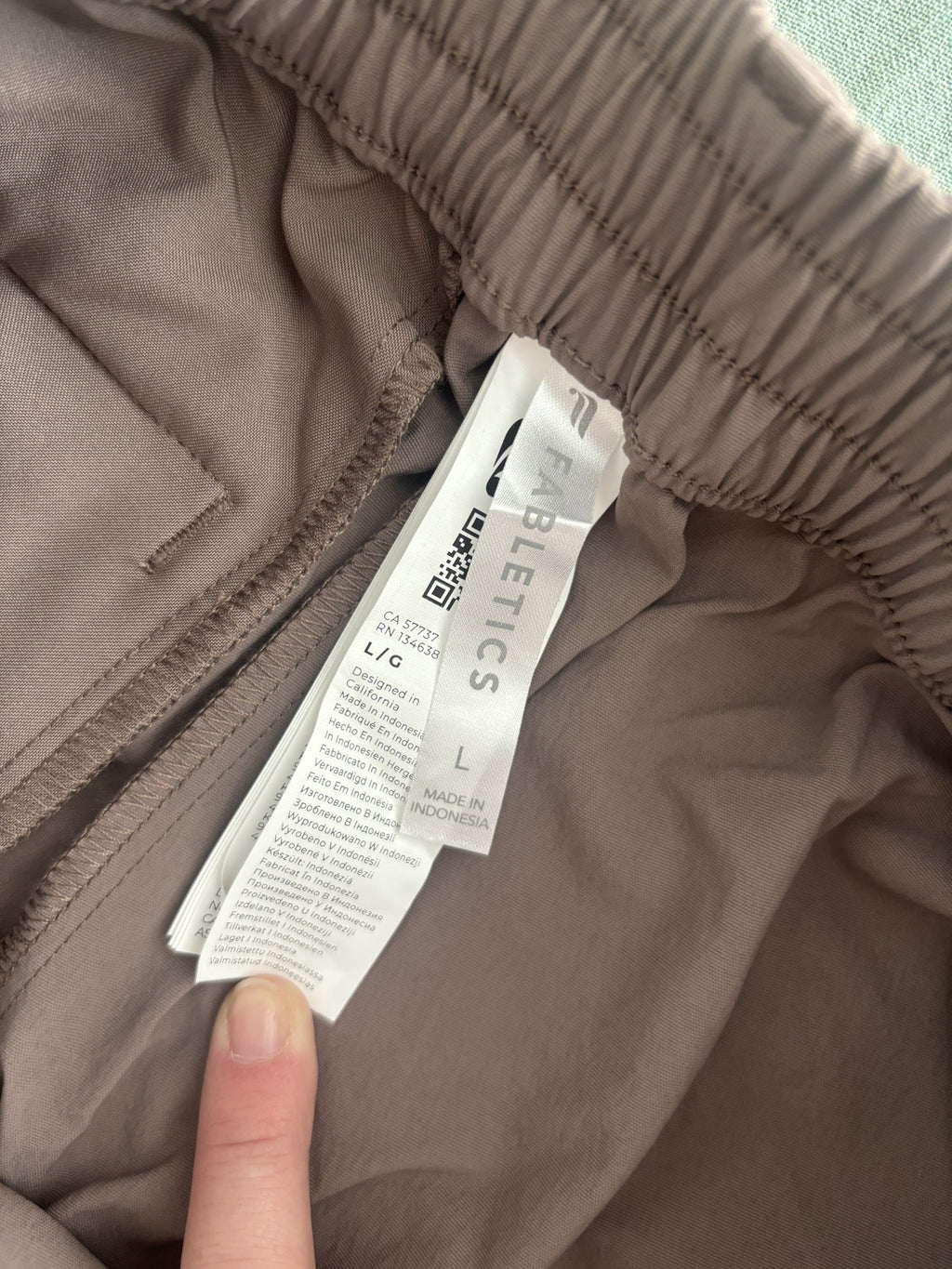 Fabletics Women's Brown Wide Leg Pants Size Large