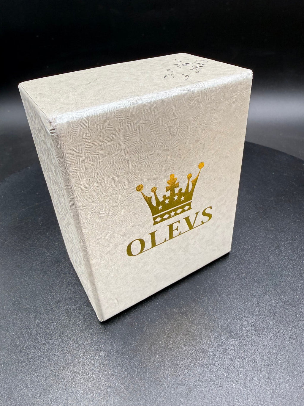 OLEVS Luxury Green Dial Rectangular Women's Wristwatch with Rose Gold Mesh Band