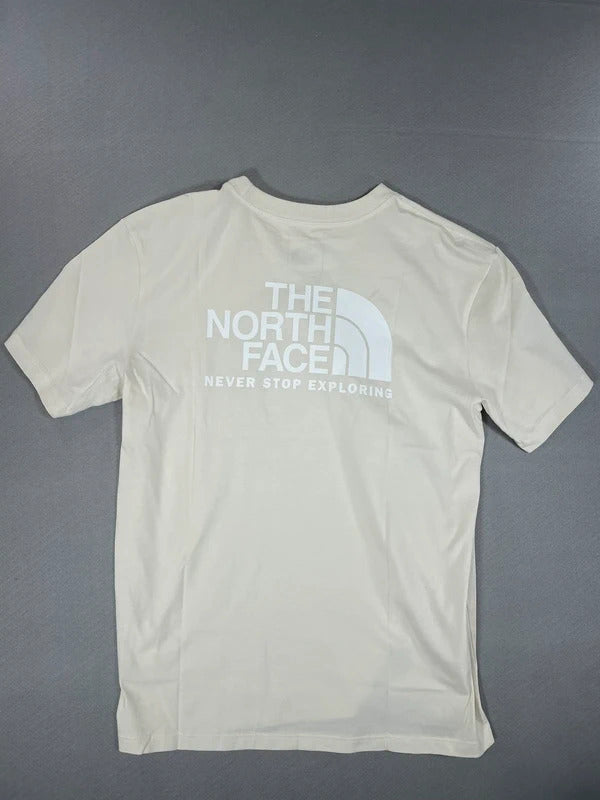 The North Face W Evo Throwback SS Tee White Dune Small