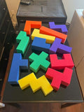 Colorful Foam Tetris Puzzle Blocks Set