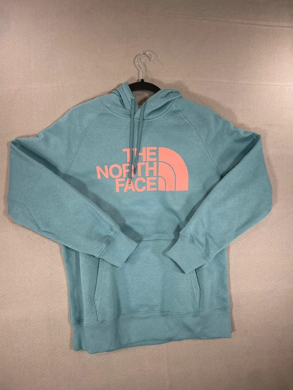 The North Face algae blue hoodie size M
