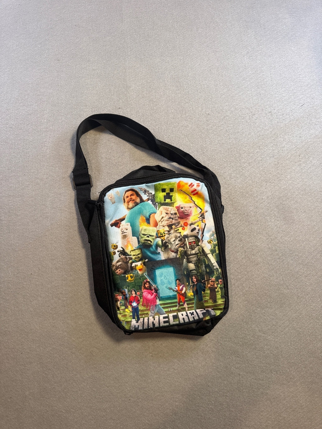 Minecraft Movie Backpack with Shoulder Bag and Pencil Case