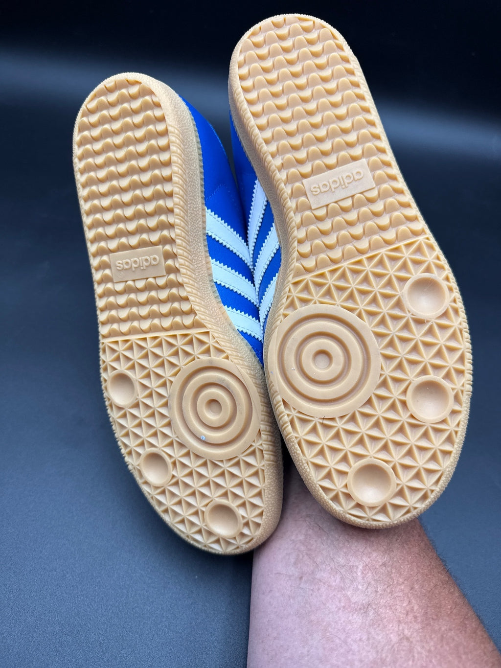 Adidas Samba OG Blue White Gum Sneakers Men’s Size 6 NIB