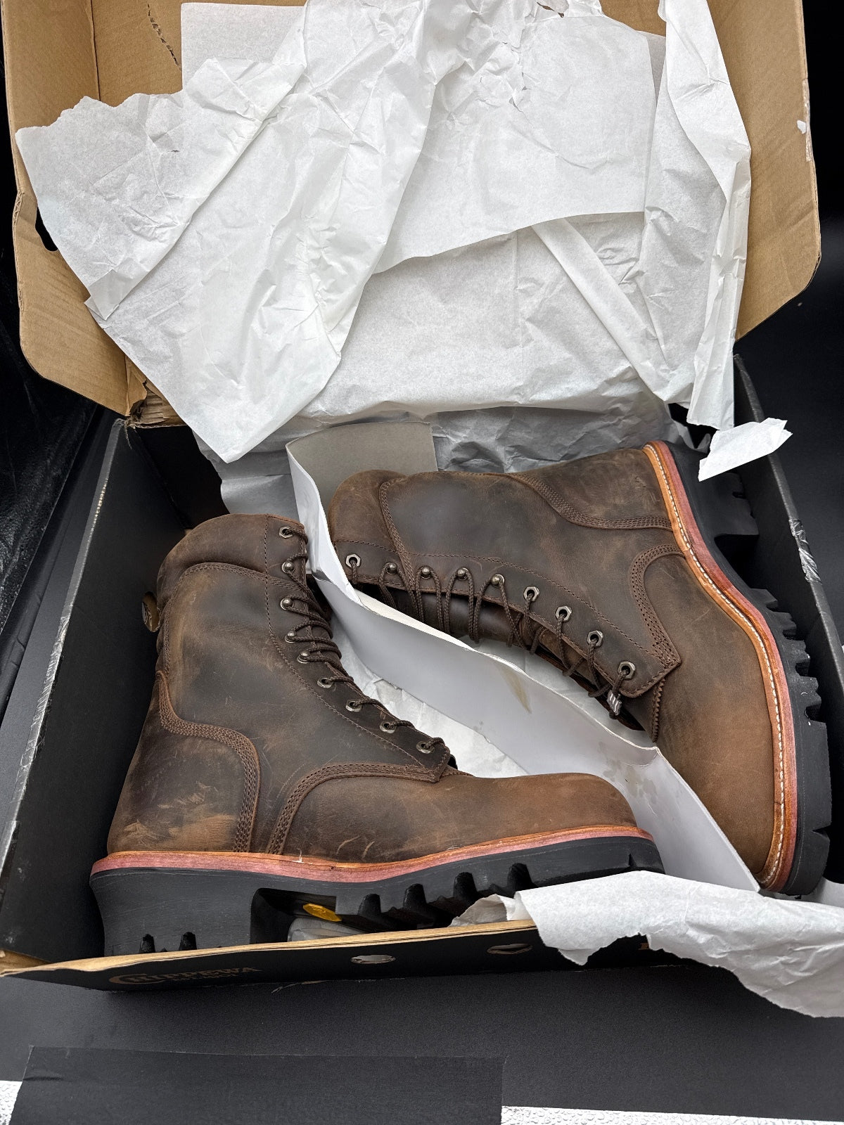 Chippewa Super Logger Steel Toe Boots Mens 11 E Waterproof