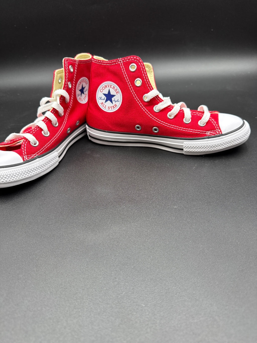 Converse Chuck Taylor All Star High Top Sneakers Red Size 2