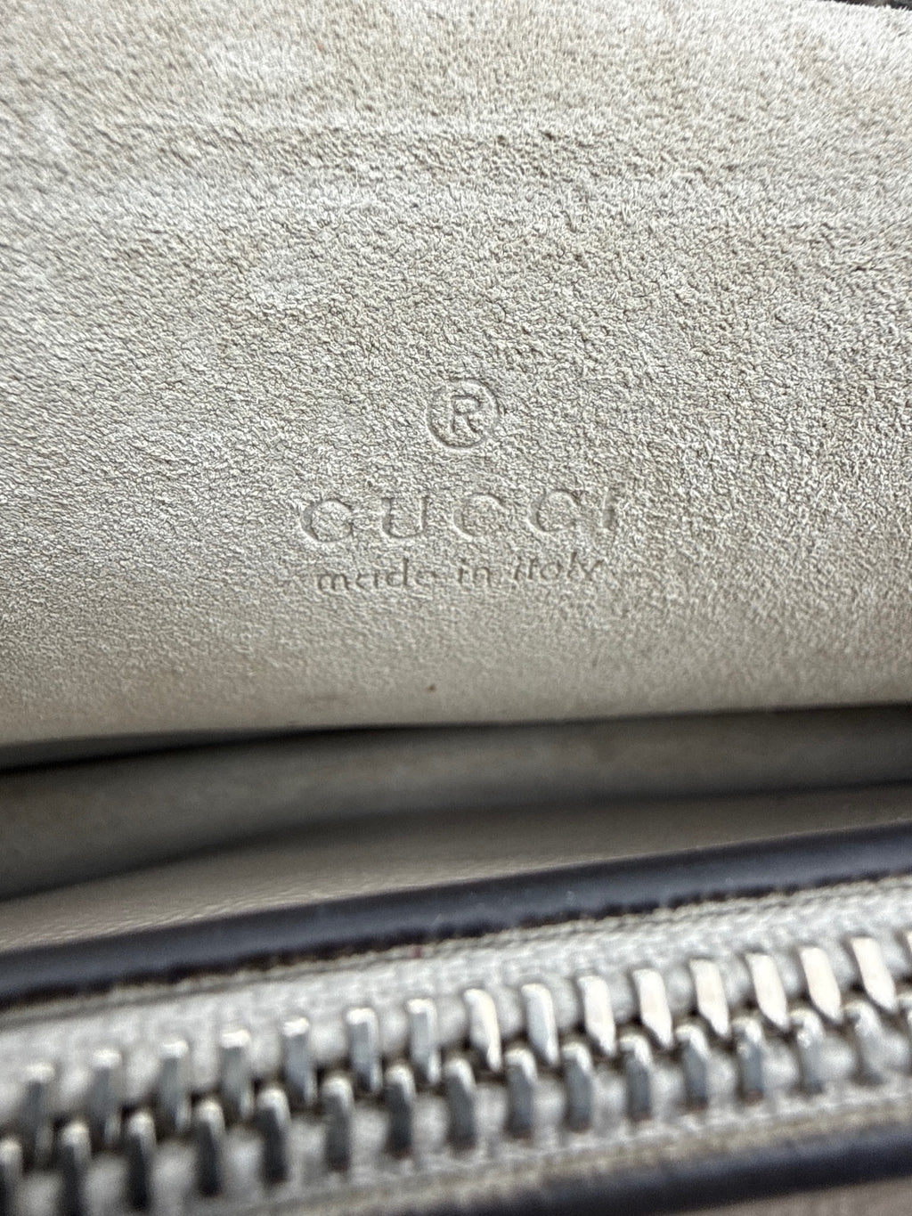 Gucci Dionysus Leather Shoulder Bag L-Beige Made in Italy