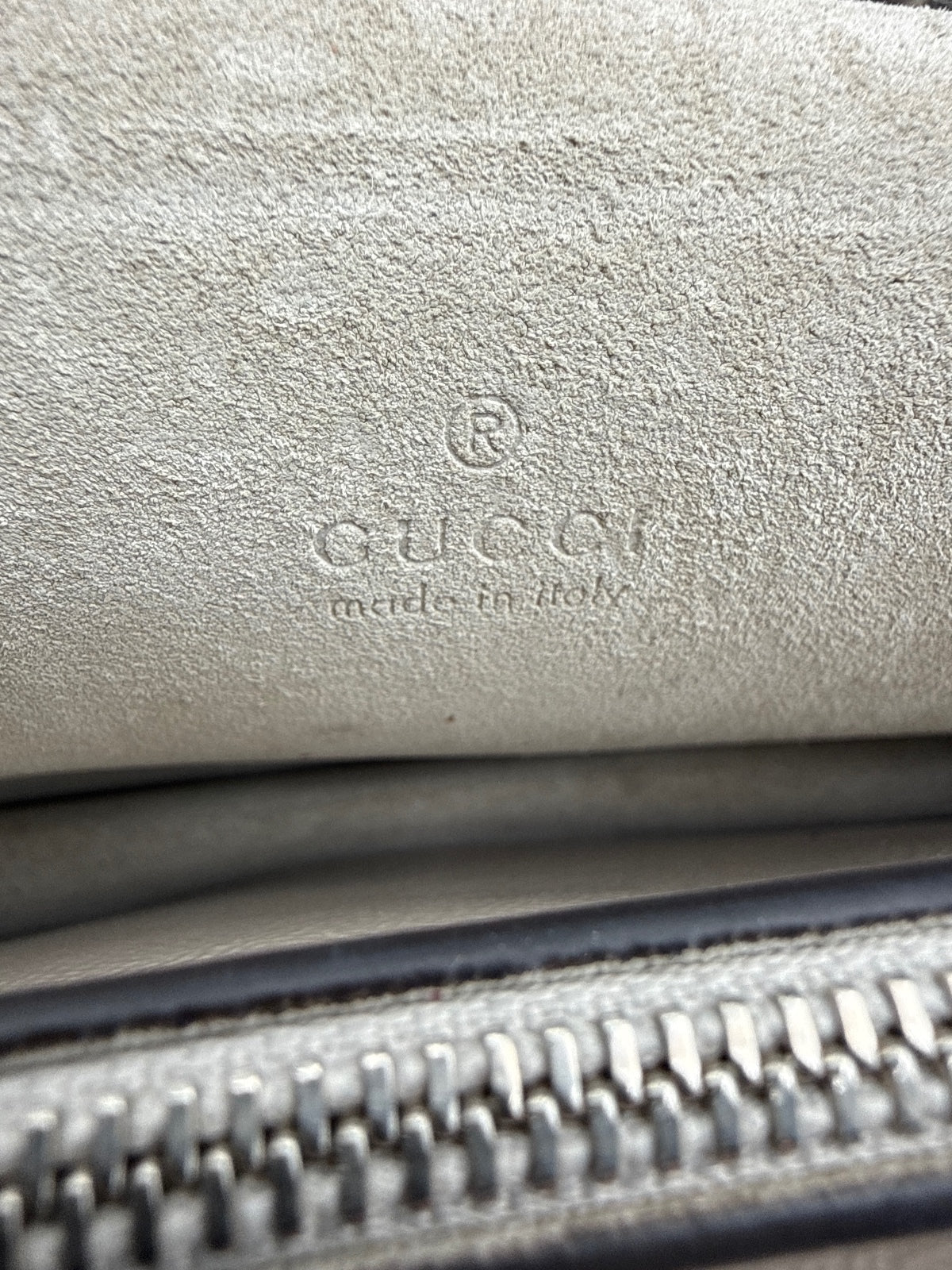 Gucci Dionysus Leather Shoulder Bag L-Beige Made in Italy