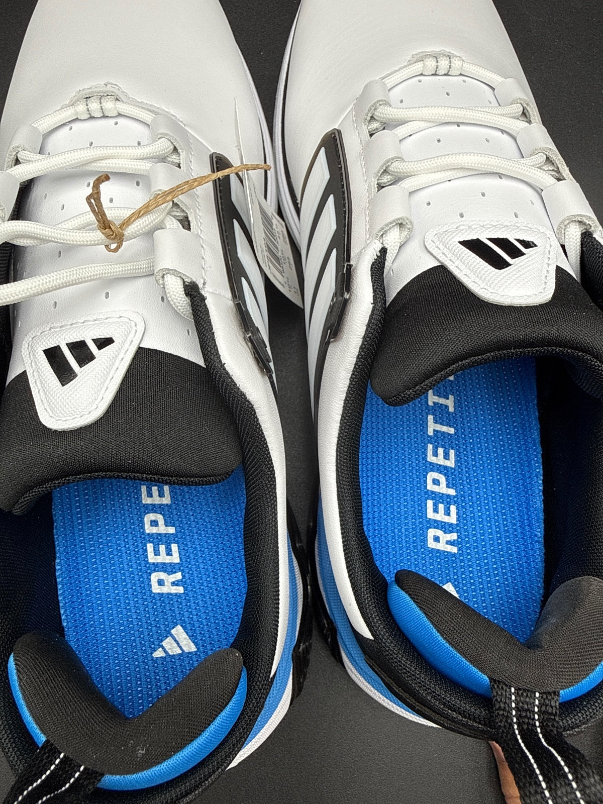 Adidas Adipower 26 SL Golf Shoes Size 11 White Black Blue