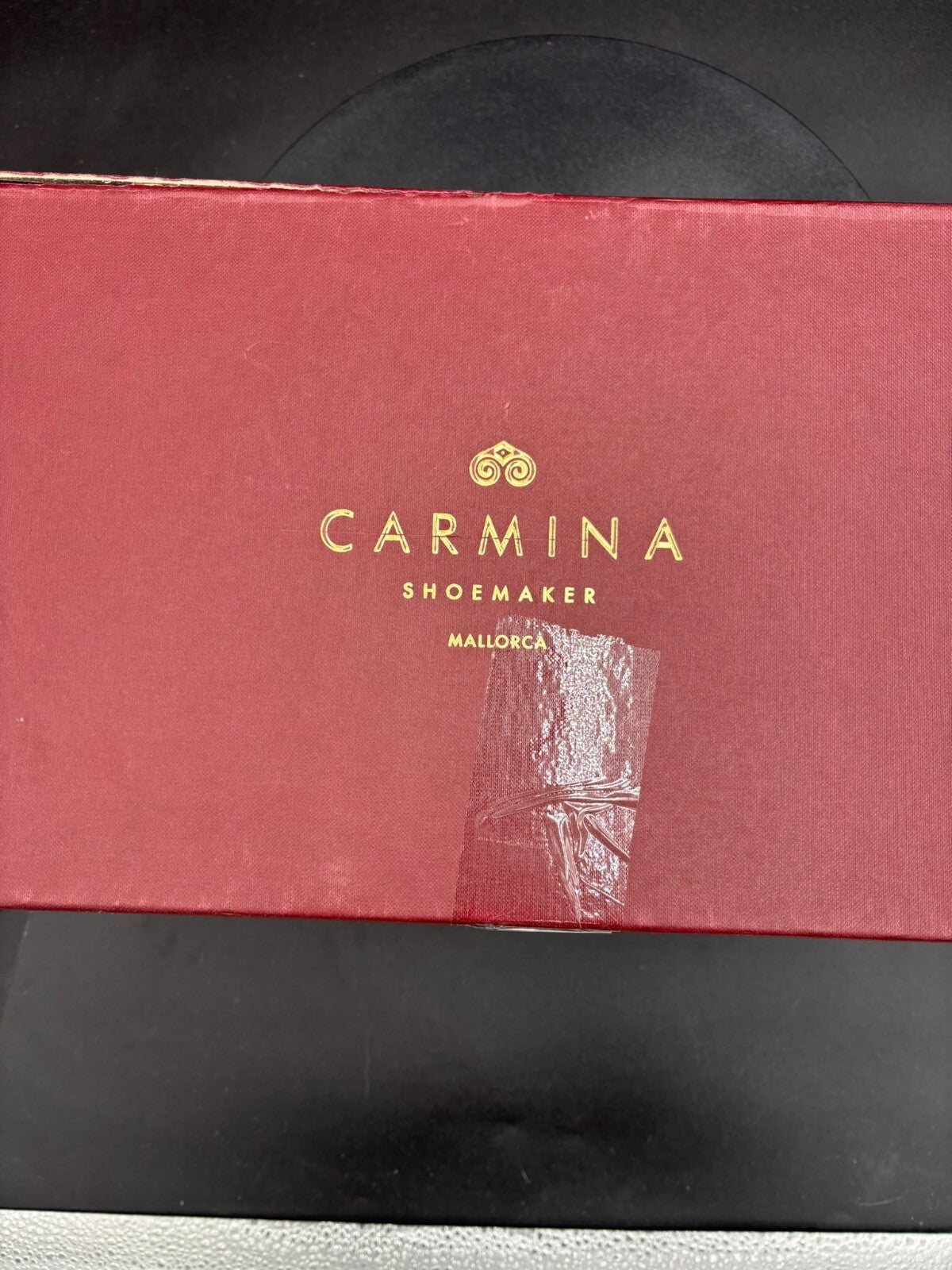 Carmina Black Leather Cap Toe Oxford Dress Shoes Size 11 US