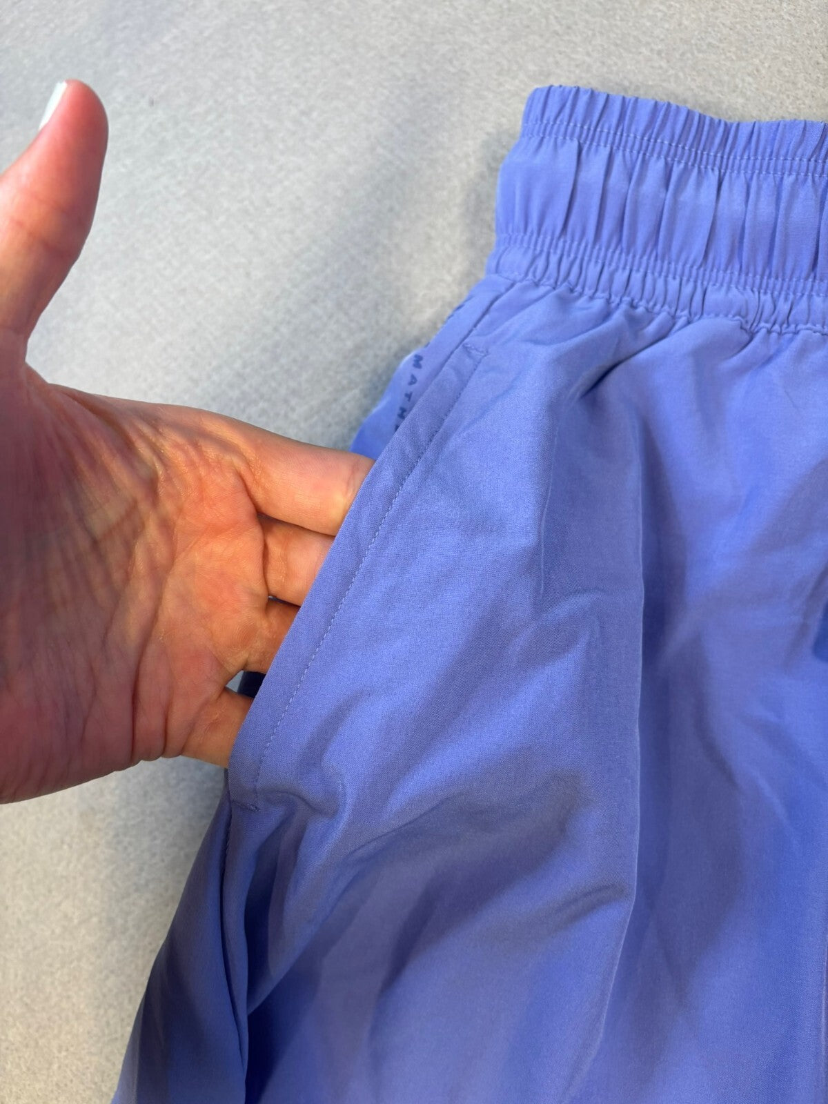 TravisMathew Breeze Blend Challenger Shorts in Blue, Size XS