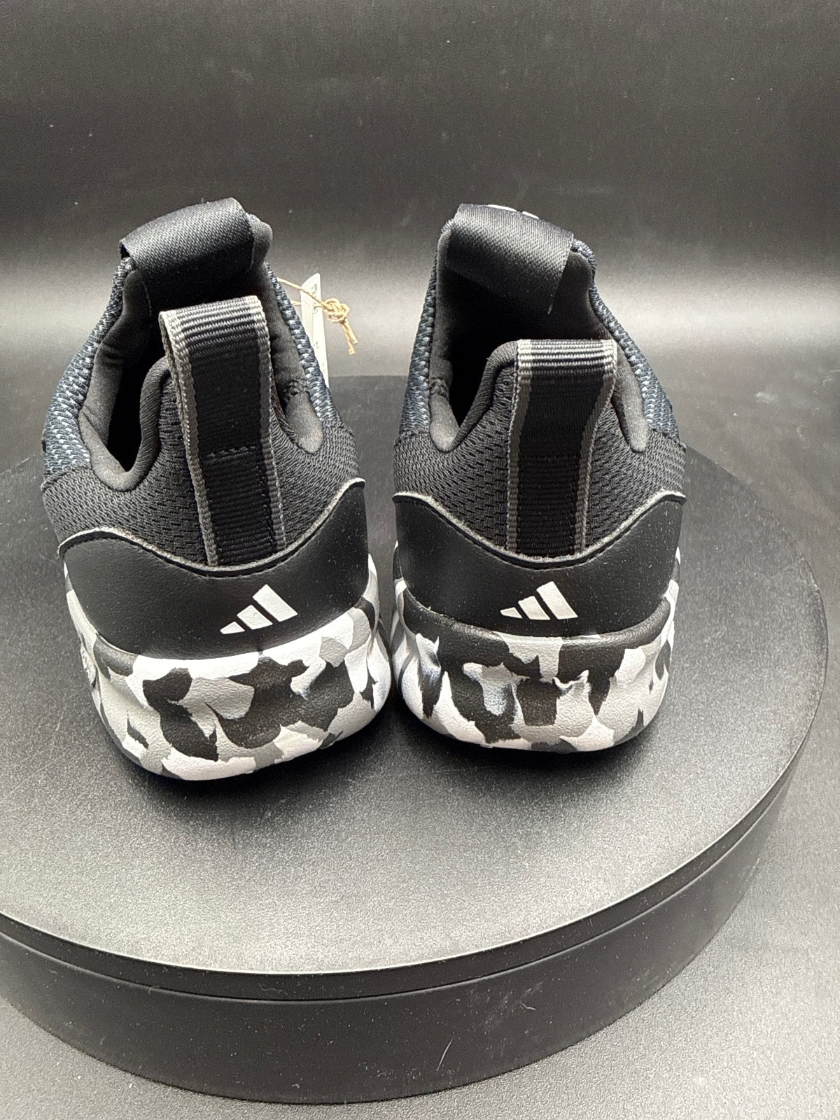 Adidas Lite Racer Adapt 7.0 K Kids Running Shoes Black Camo