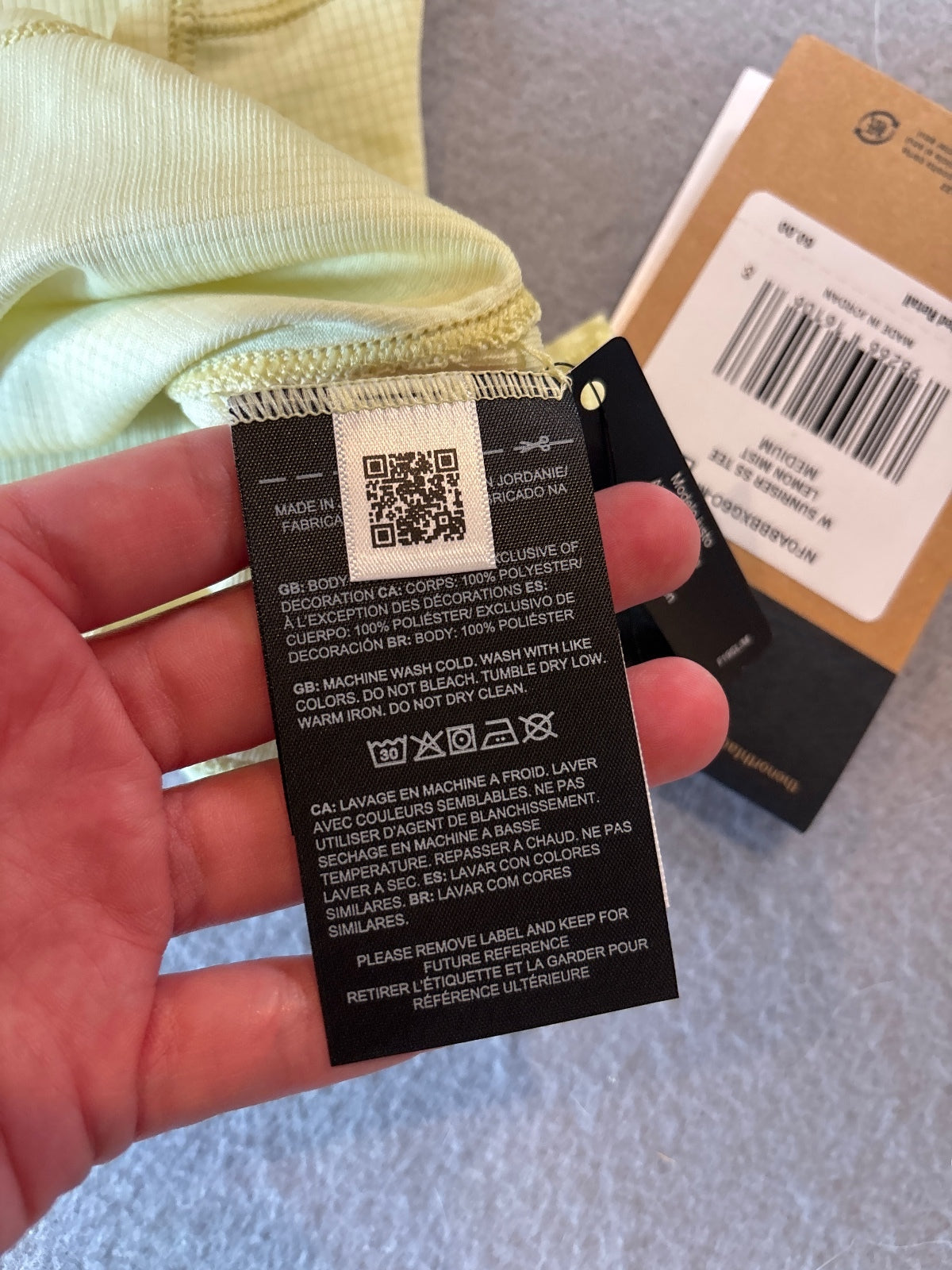 The North Face Women's Sunriser SS Tee Lemon Mist Medium
