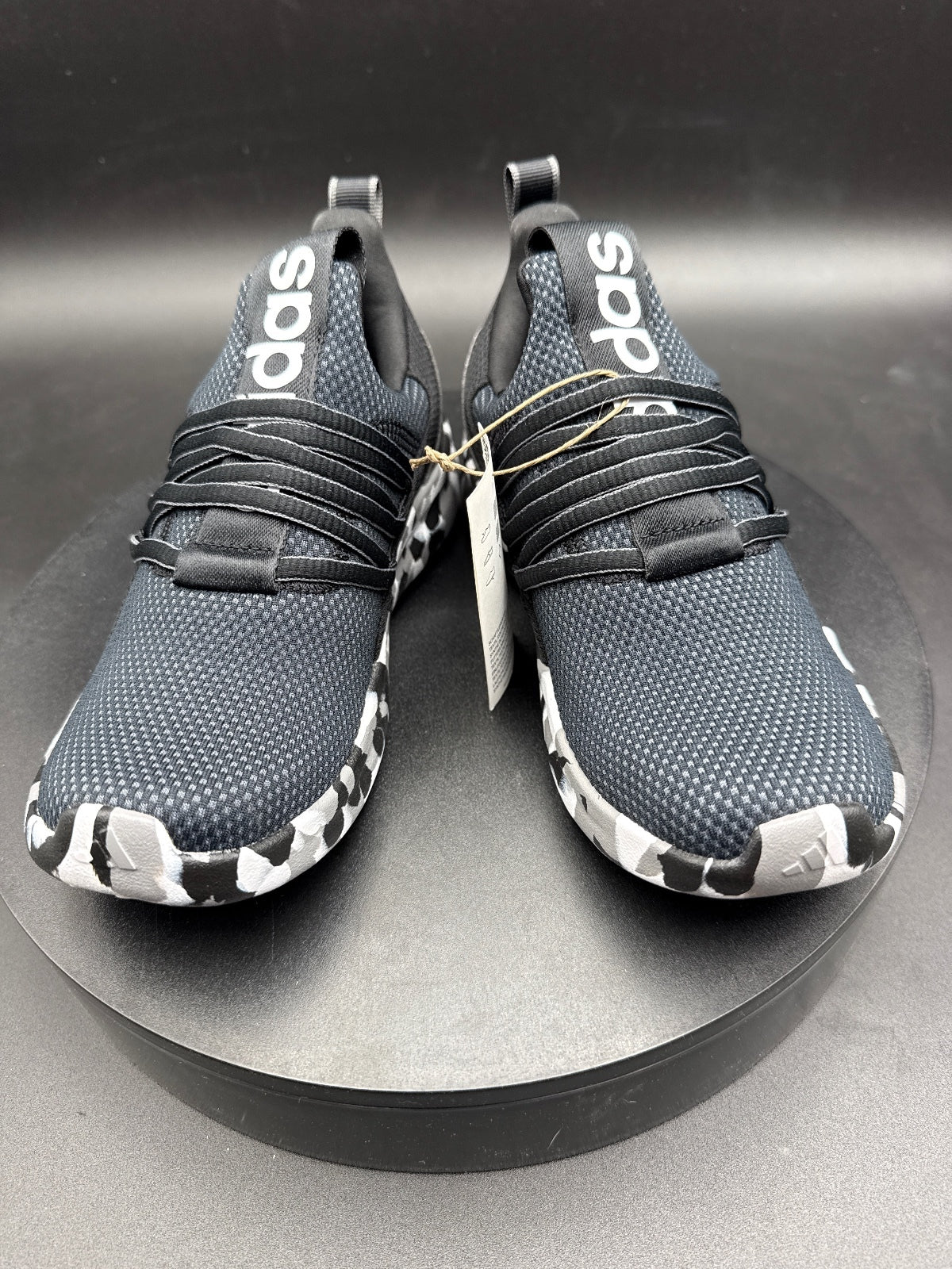 Adidas Lite Racer Adapt 7.0 K Kids Running Shoes Black Camo