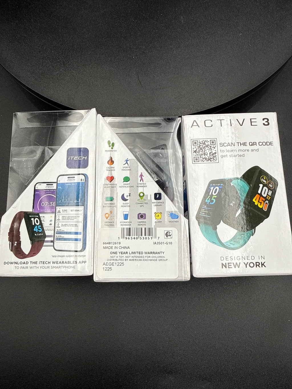 iTech Active 3 Smartwatch Android & iOS Compatible