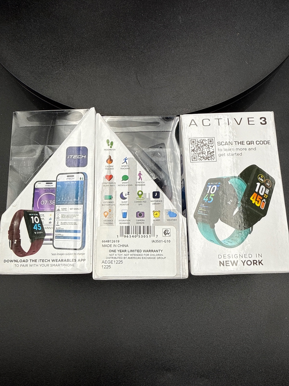 iTech Active 3 Smartwatch Android & iOS Compatible