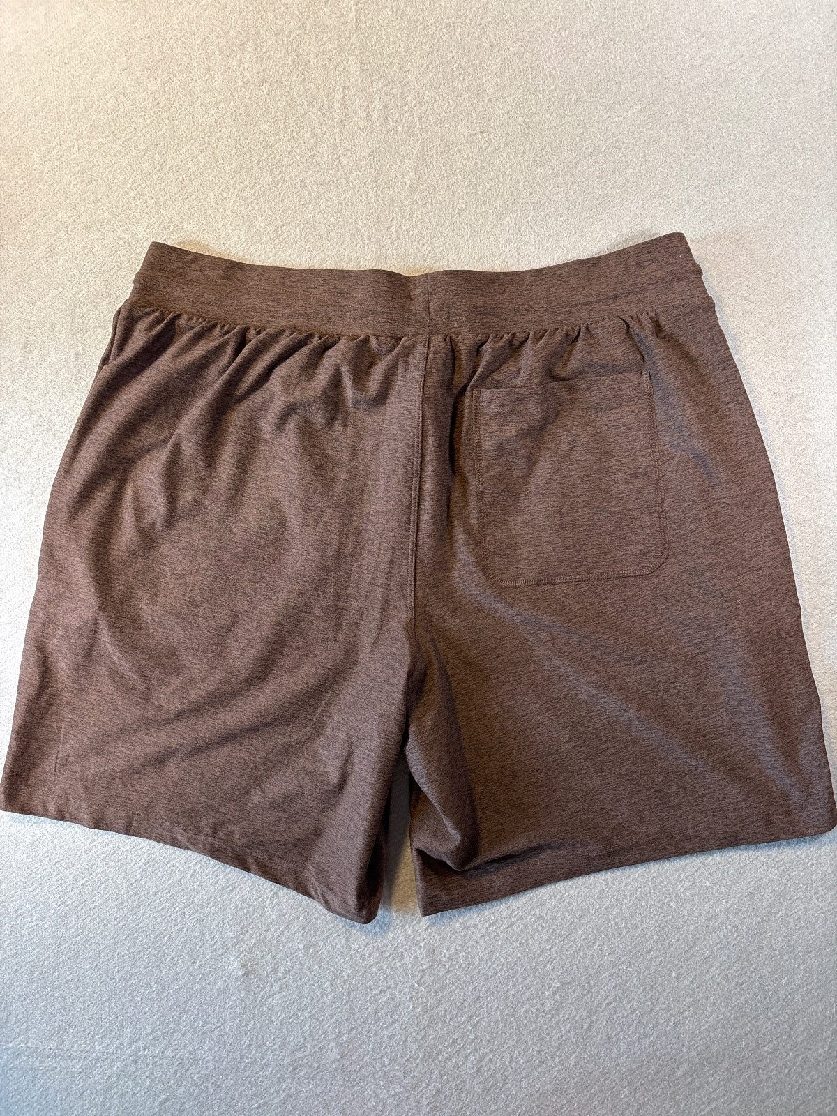 Fabletics The Cloud Jersey Shorts in Cacao Heather, Size L