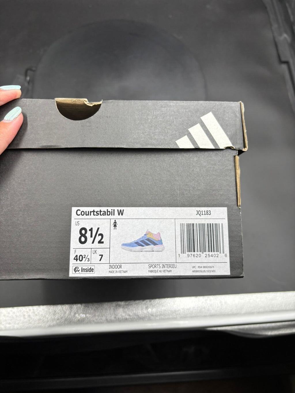 Adidas Courtstabil W Indoor Sports Shoes Size 8.5 US Women
