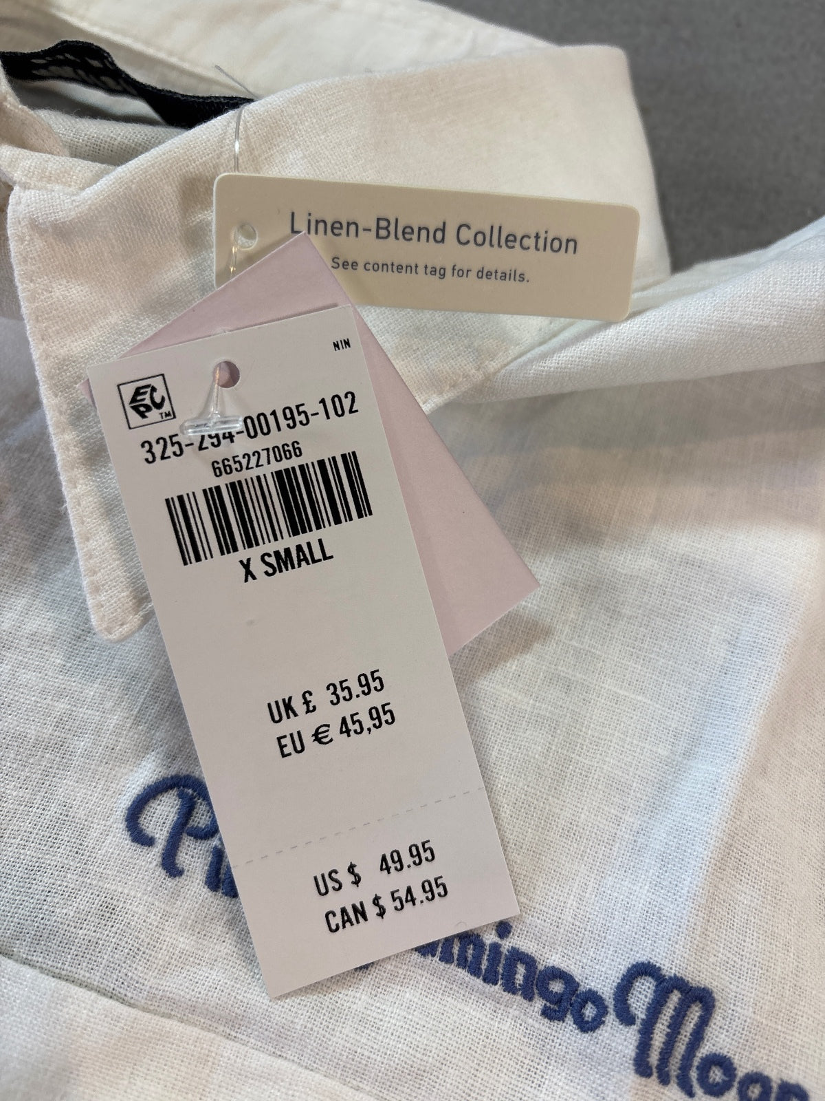 Hollister Linen-Blend White Short Sleeve Shirt XS Boxy Fit