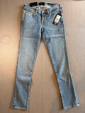 7 For All Mankind Low Skinny Iceflow Jeans Size 25 Lightwash