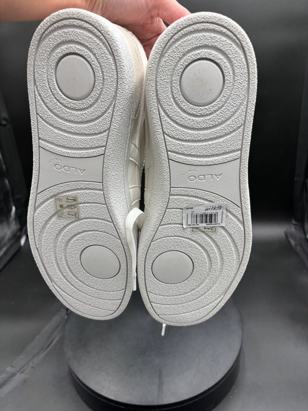 ALDO Club Trainer – White Leather/Suede – Men’s Size 9.5