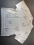 True Religion White Graphic Logo T-Shirt Medium NWT