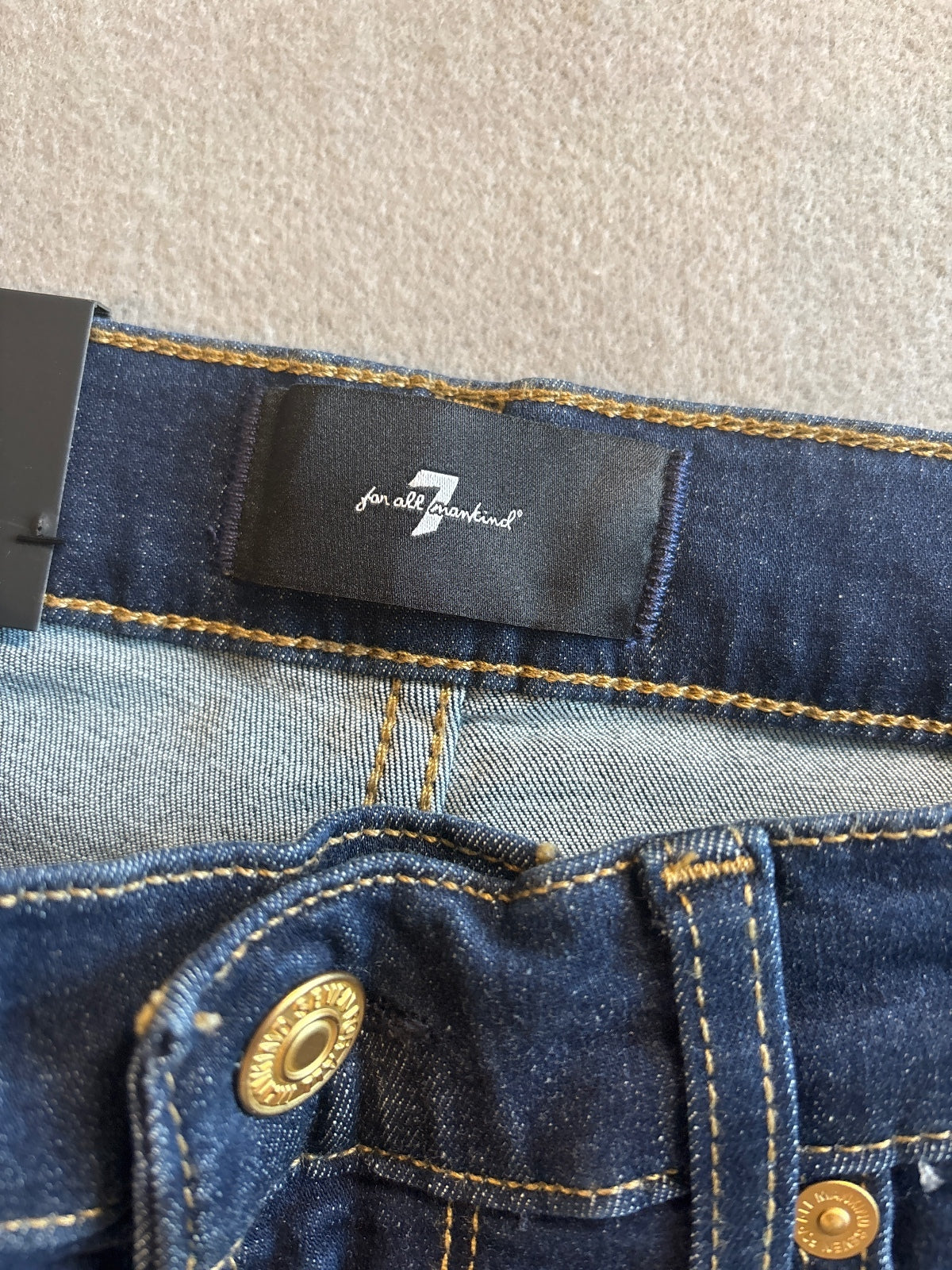 7 For All Mankind HW Ali Tried & True Dark Blue Slim Size 27