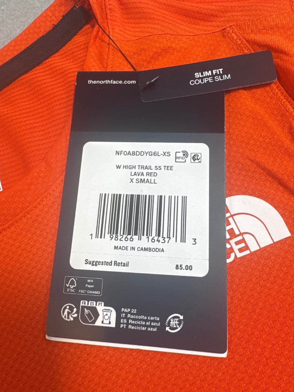 The North Face Women's Summit Series W High Trail SS Tee XS