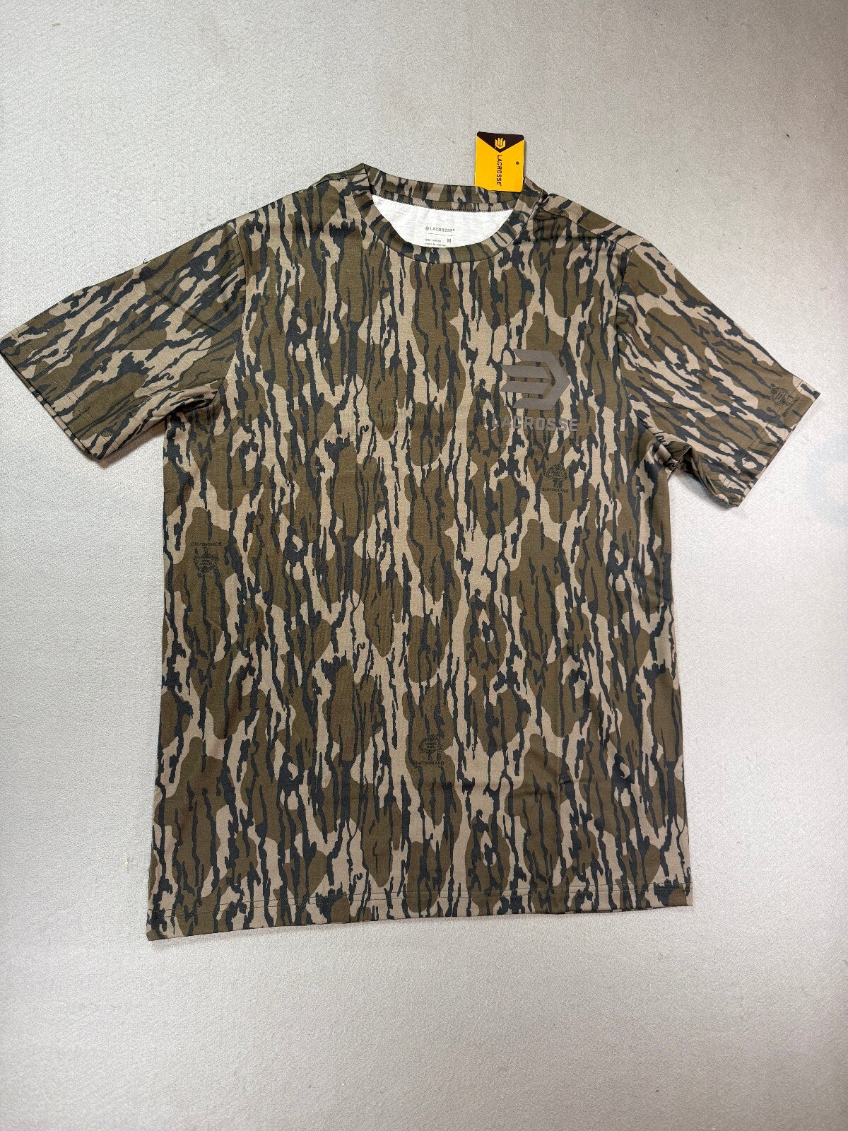 LaCrosse Men's Camouflage Short Sleeve T-Shirt Size Small