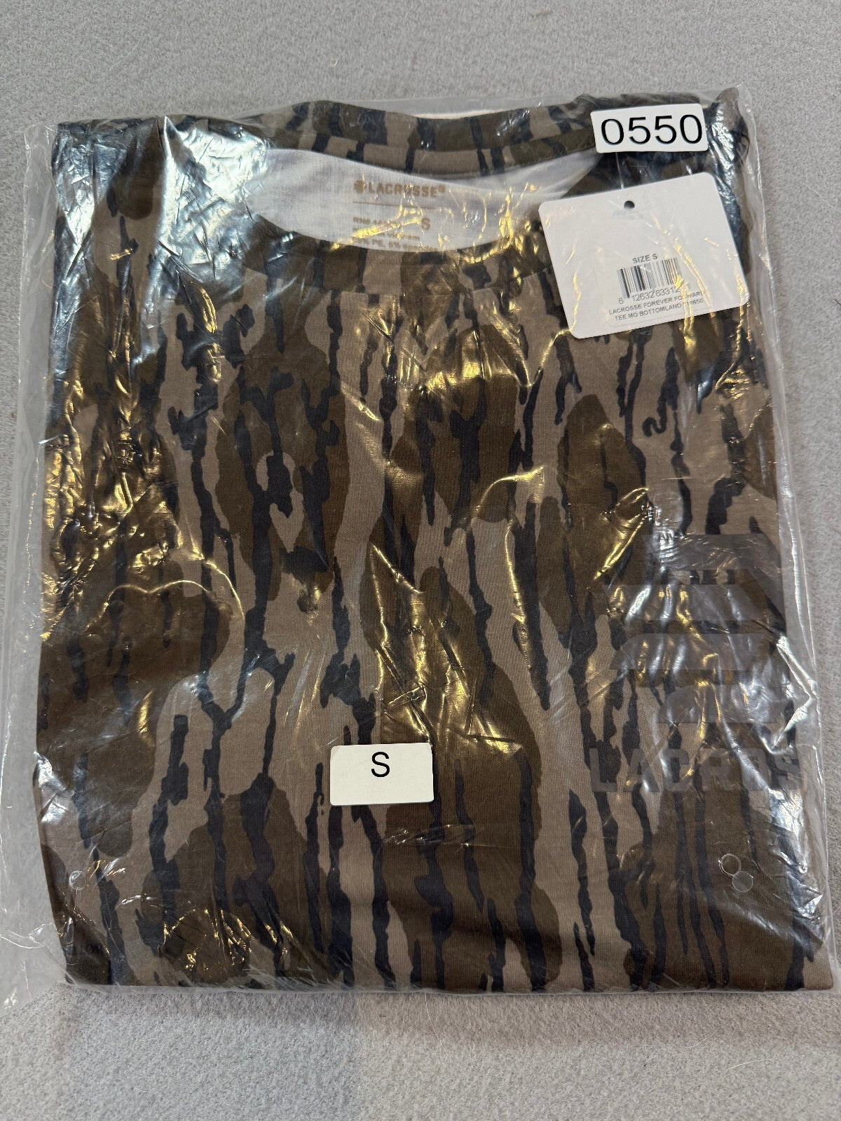 LaCrosse Men's Camouflage Short Sleeve T-Shirt Size Small