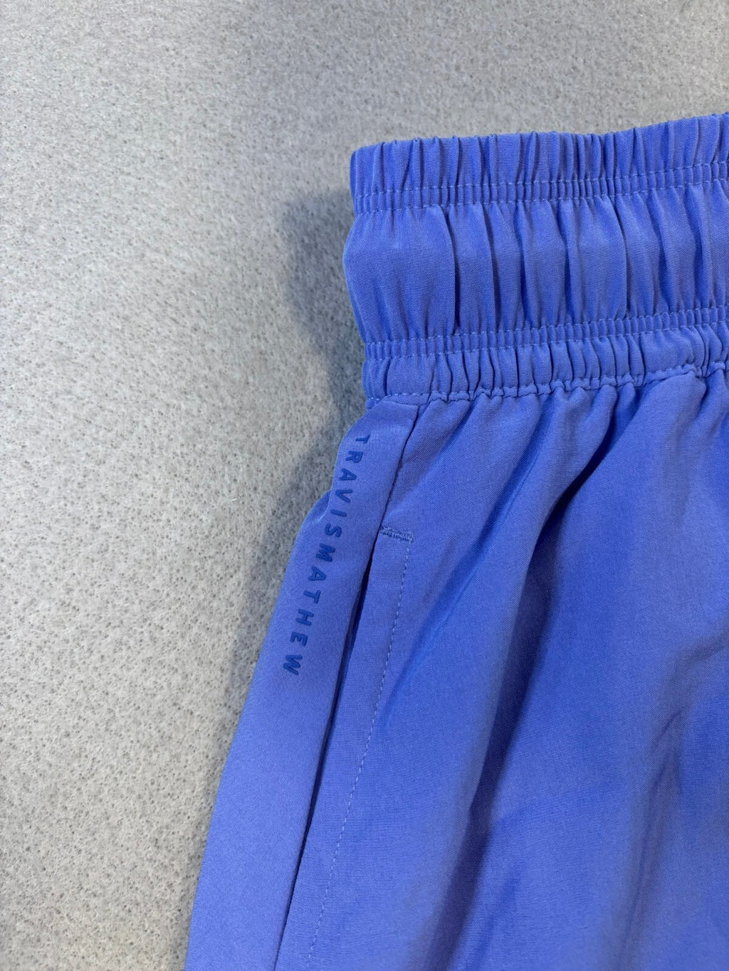 TravisMathew Breeze Blend Challenger Shorts in Blue, Size XS