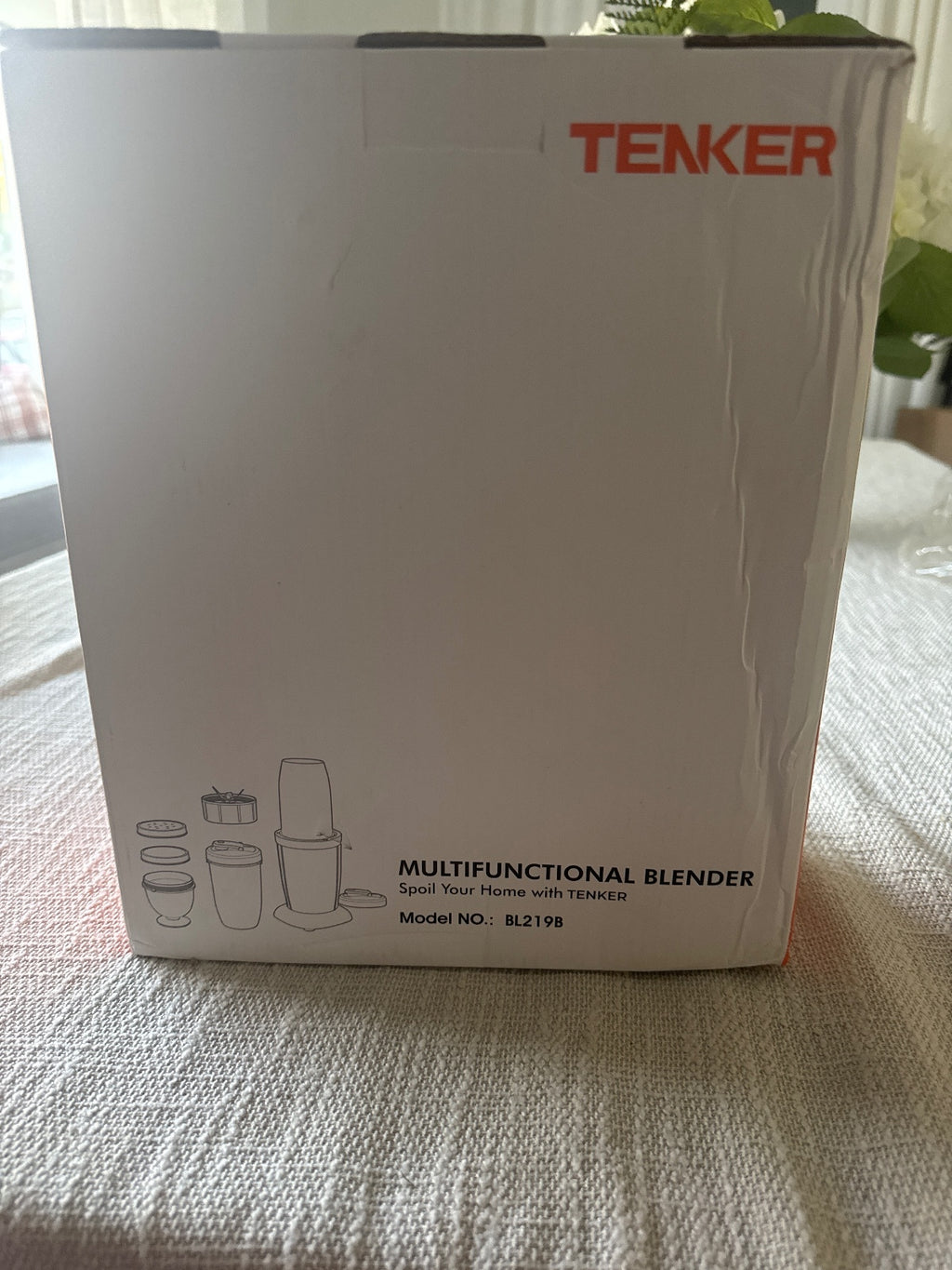 TENKER Multifunctional Blender with Multiple Attachments and Recipe Booklet