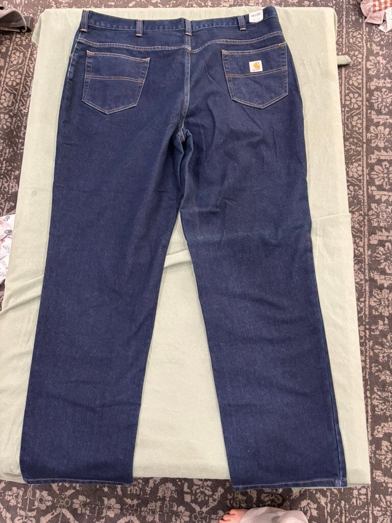 Carhartt Modern Fit Stretch Denim Jeans 32x30 Dark Blue