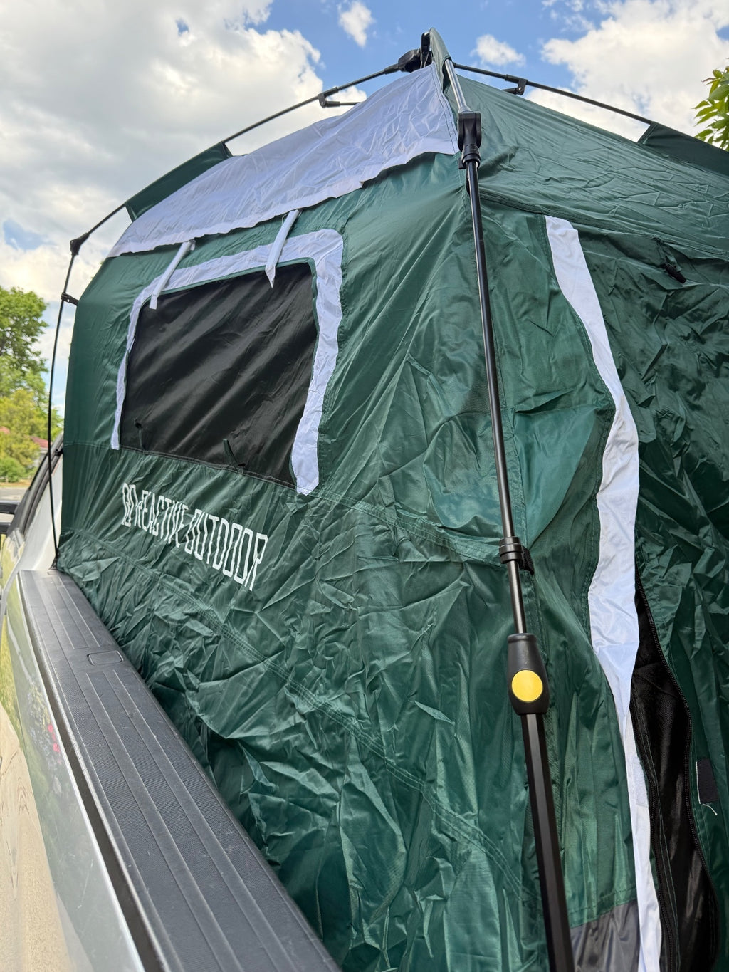Reactive Outdoor High Ground Truck Tent for Long Truck Bed