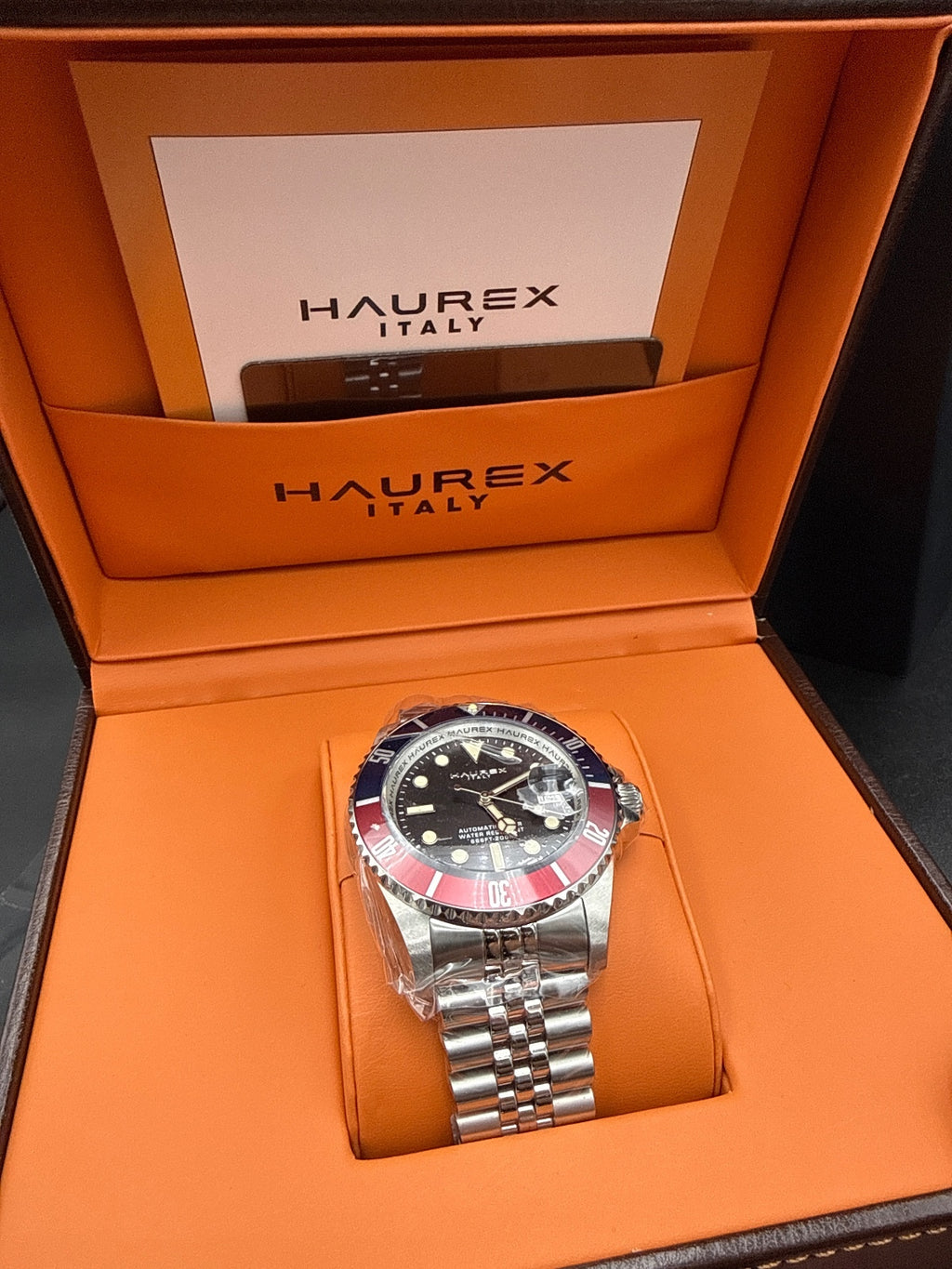 Haurex Italy Eterno Automatic Water Resistant Men's Watch 44
