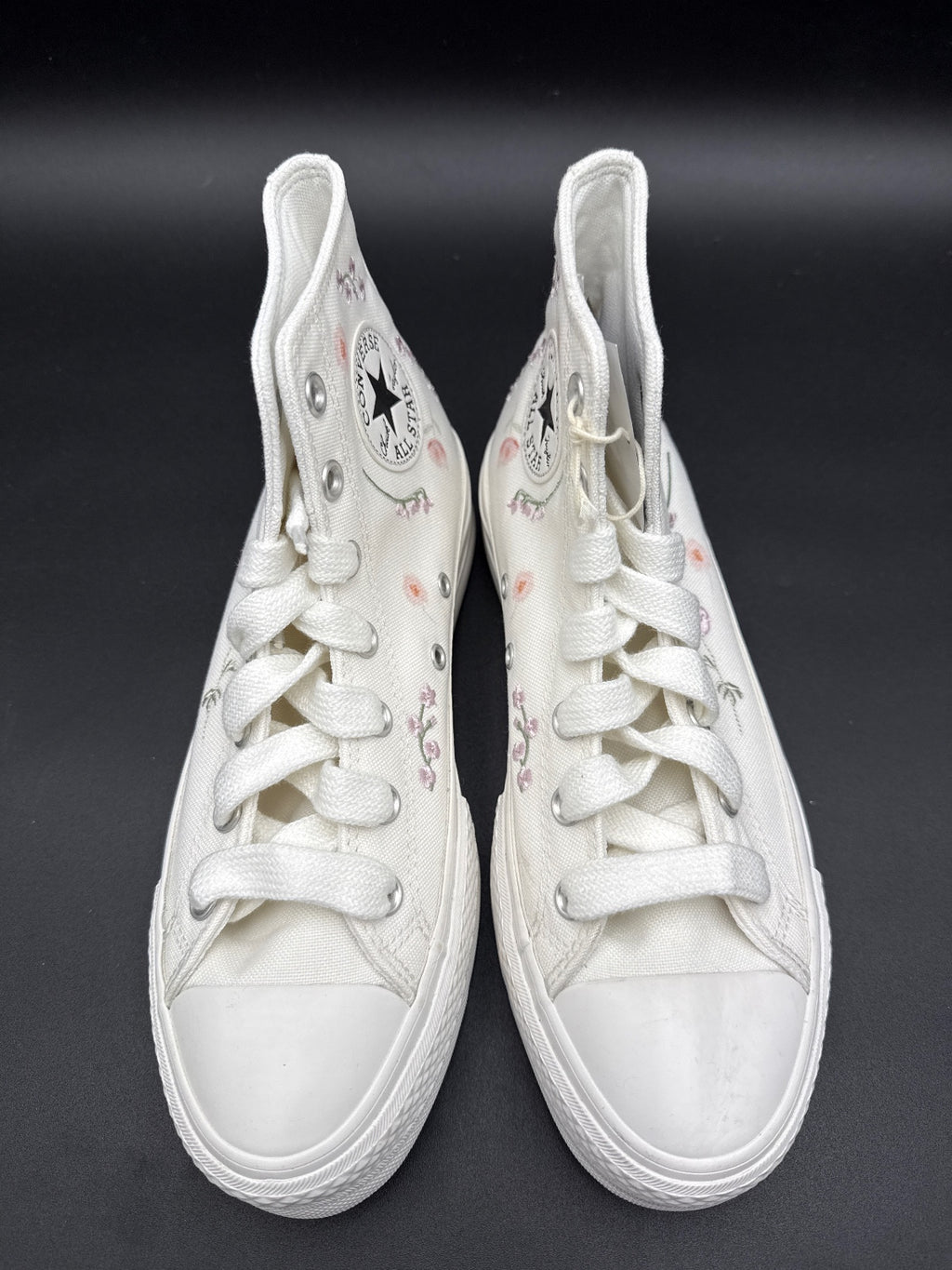 Converse Chuck Taylor Floral High Tops White Women’s 8 NIB