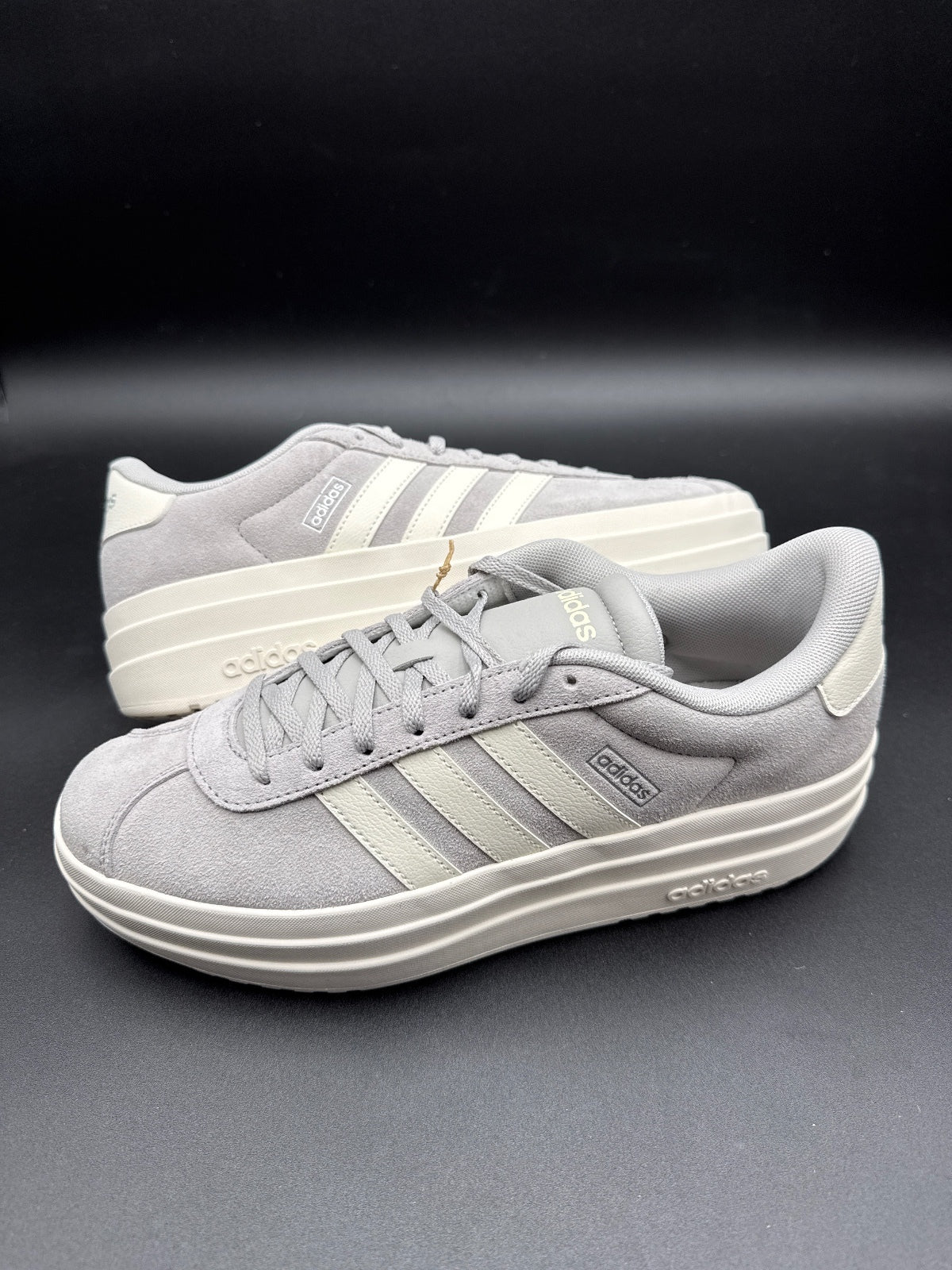 Adidas VL Court Bold IF9784 Grey Platform Women’s 9.5 NIB