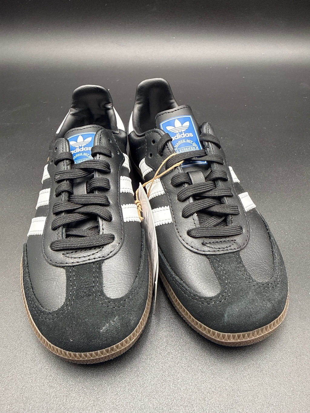Adidas Samba OG Classic Black and White Sneakers Size 2 US