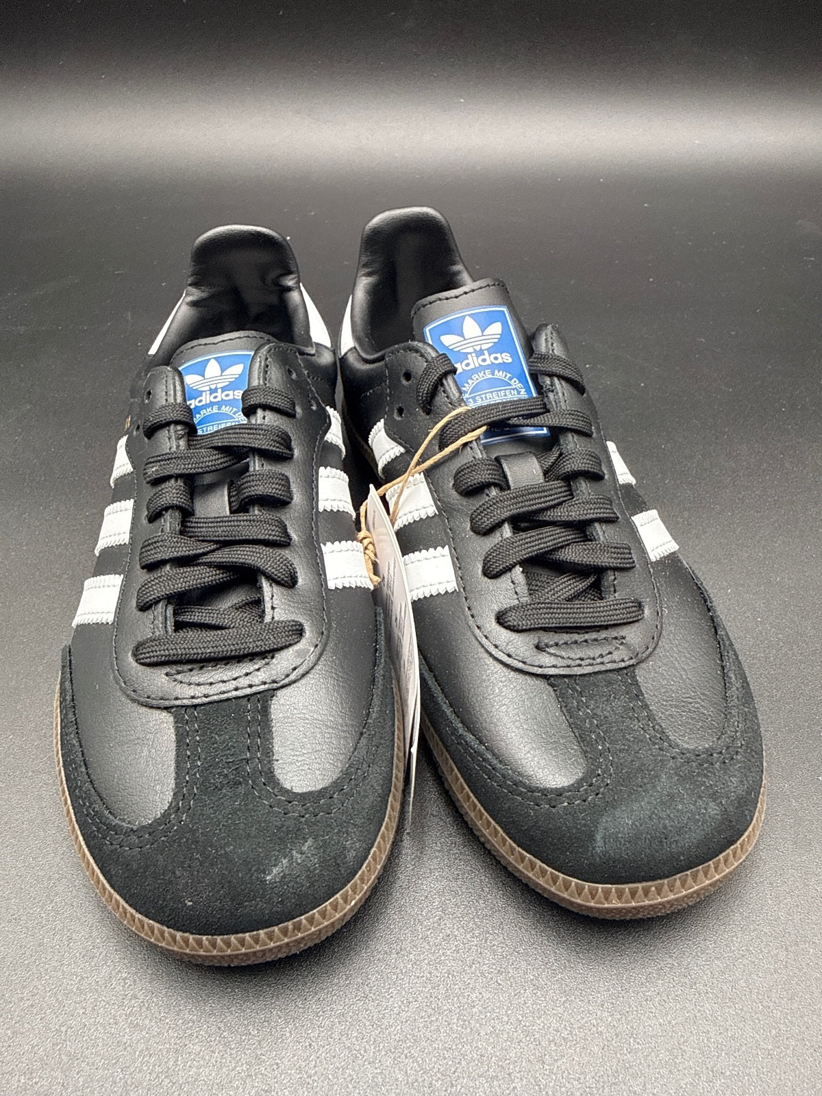Adidas Samba OG Classic Black and White Sneakers Size 2 US