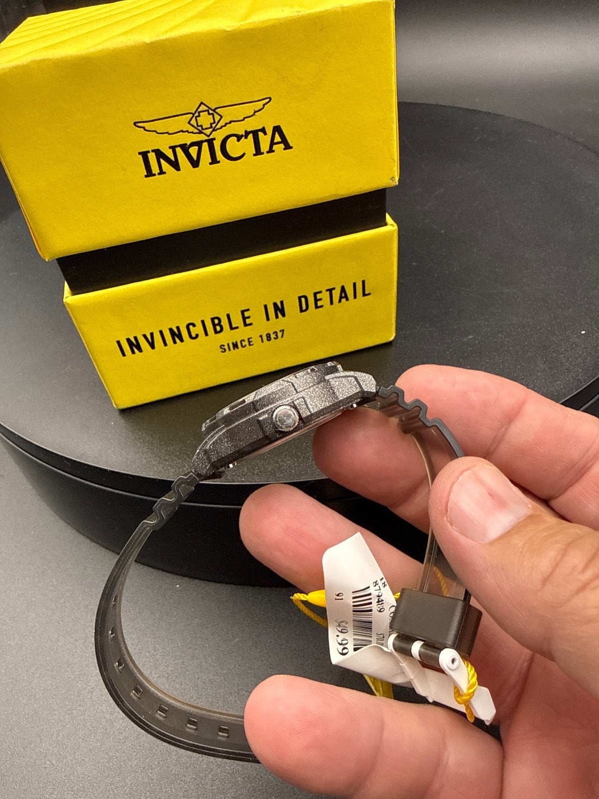 Invicta Women's Stainless Steel Watch Model 49208 with Black Dial