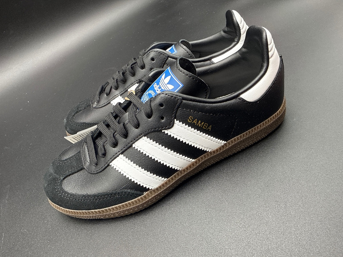 Adidas Samba OG Classic Black and White Sneakers Size 2 US