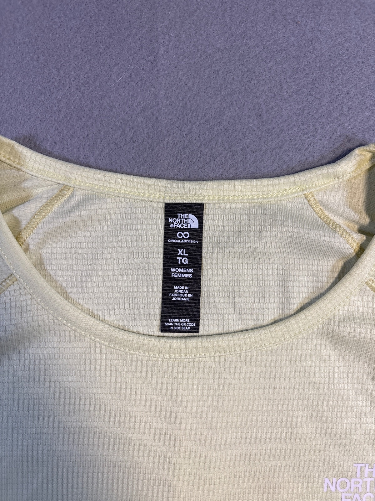 The North Face Women's W Sunriser SS Tee Lemon Mist XL