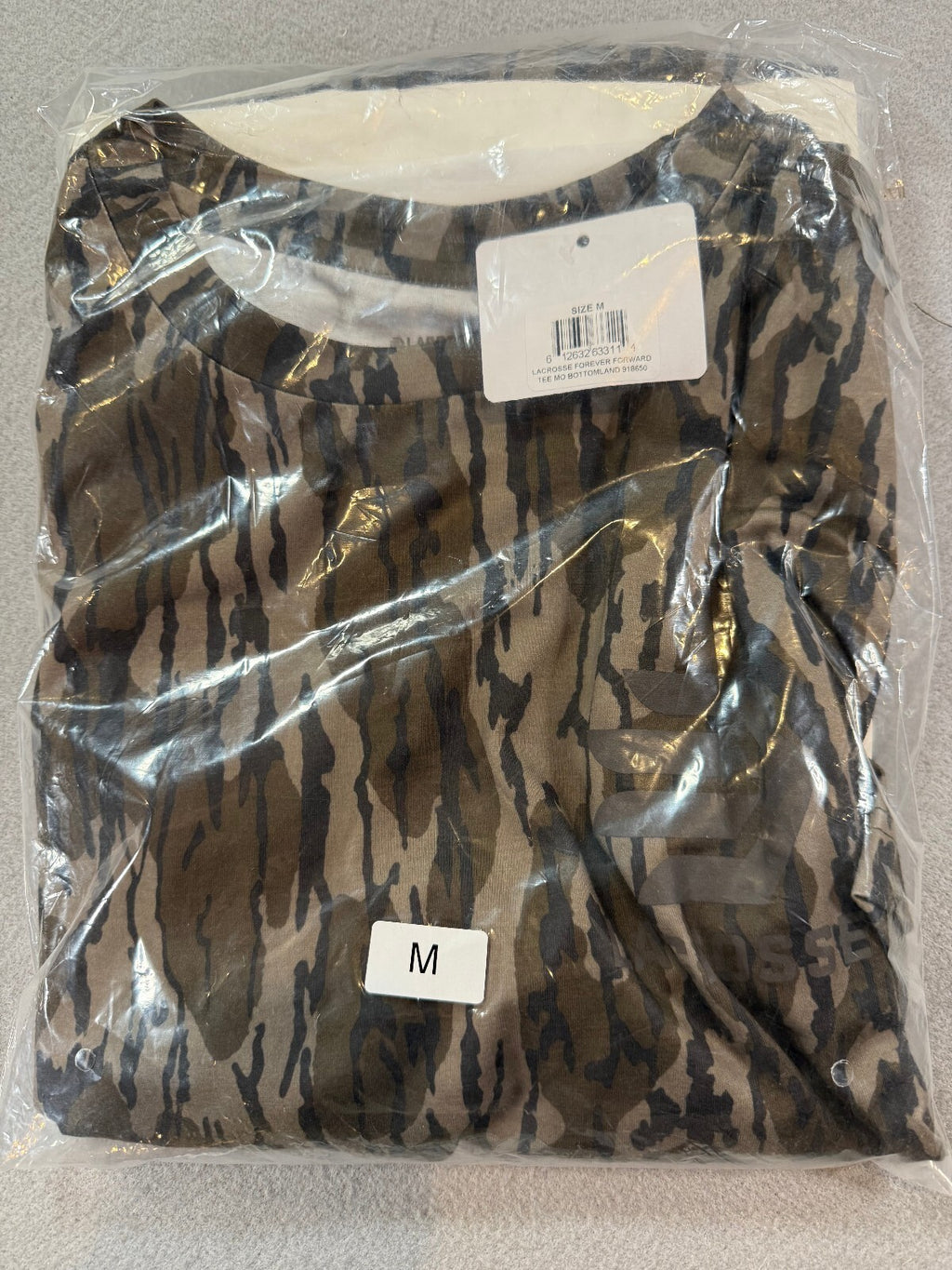 LaCrosse Men's Camouflage Short Sleeve T-Shirt Size M