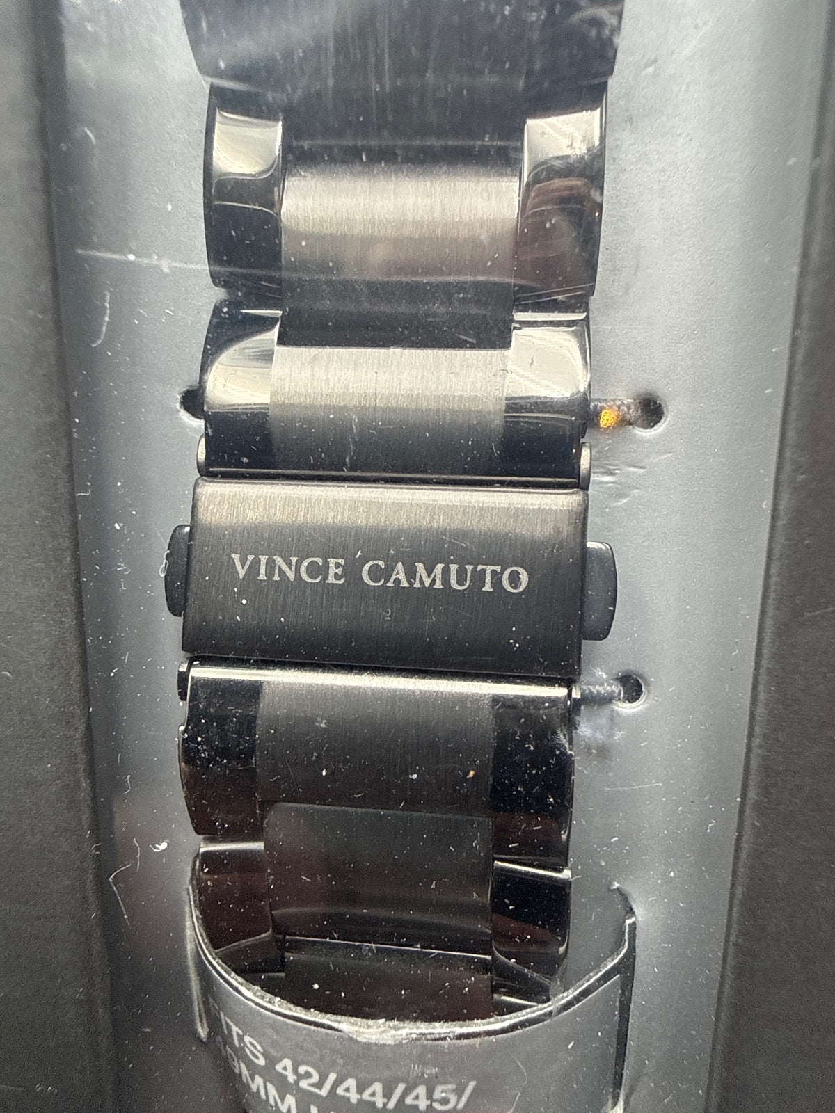 Vince Camuto Compatible Apple Watch Band - Stainless Steel Strap Fits 42/44/45/