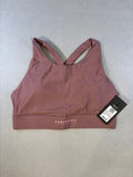 Fabletics Mauve Sports Bra with Cross Back Straps Size Large