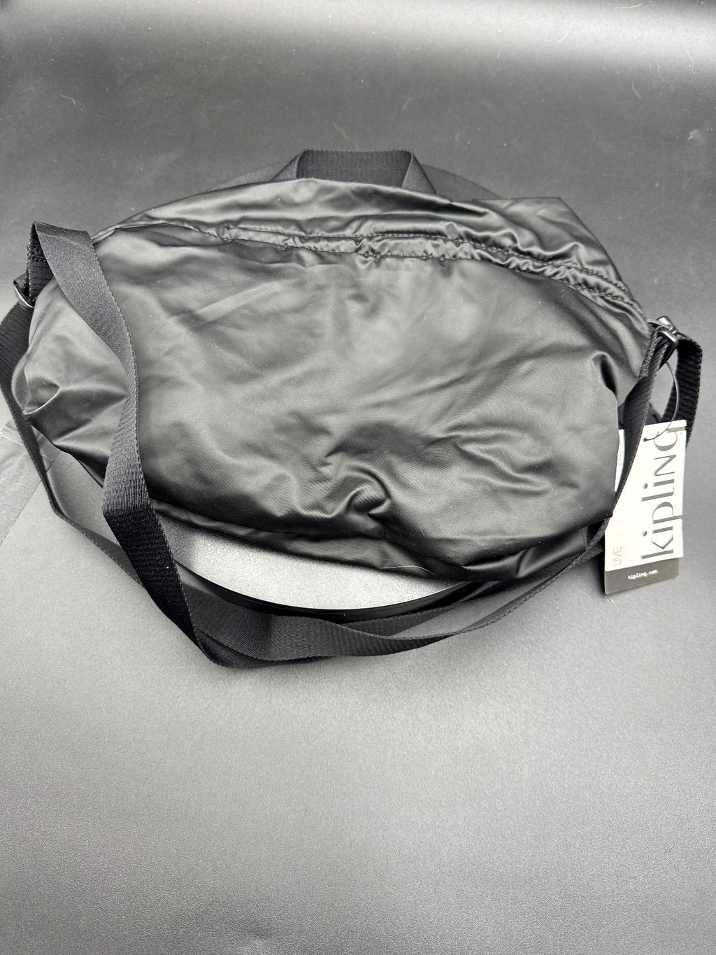 Kipling Black Lightweight Crossbody Bag with Adjustable Strp