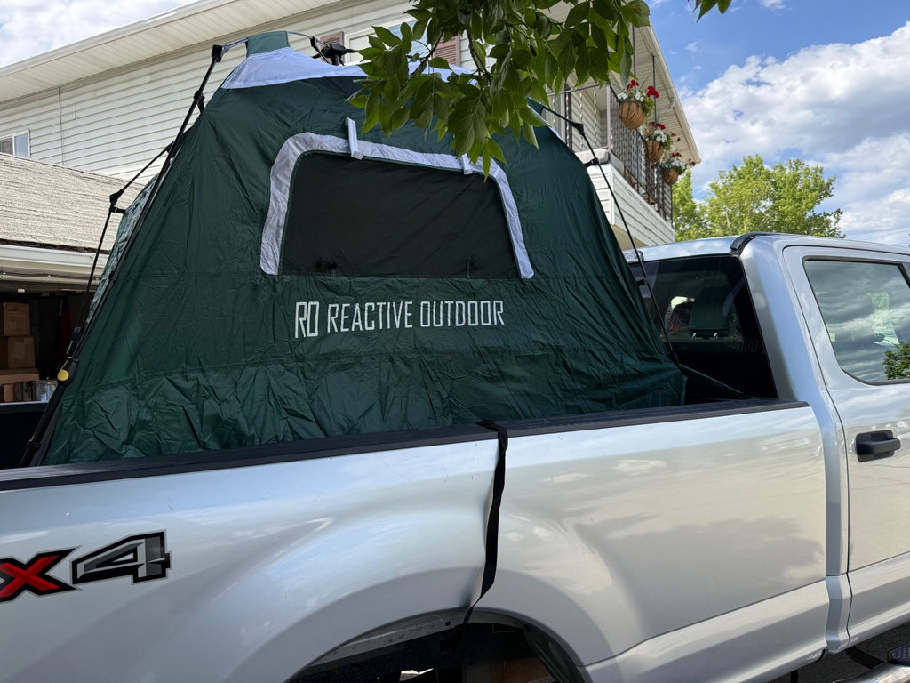 Reactive Outdoor High Ground Truck Tent for Long Truck Bed