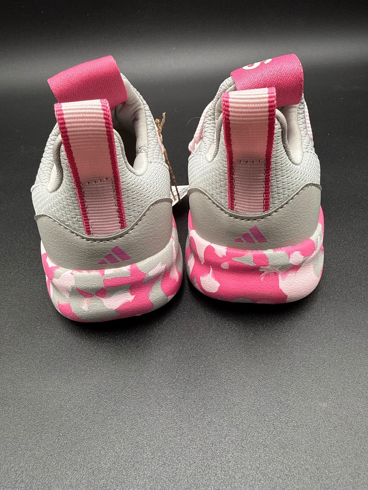 Adidas Lite Racer Adapt 7 Kids Sneakers Size 12K Gray Pink
