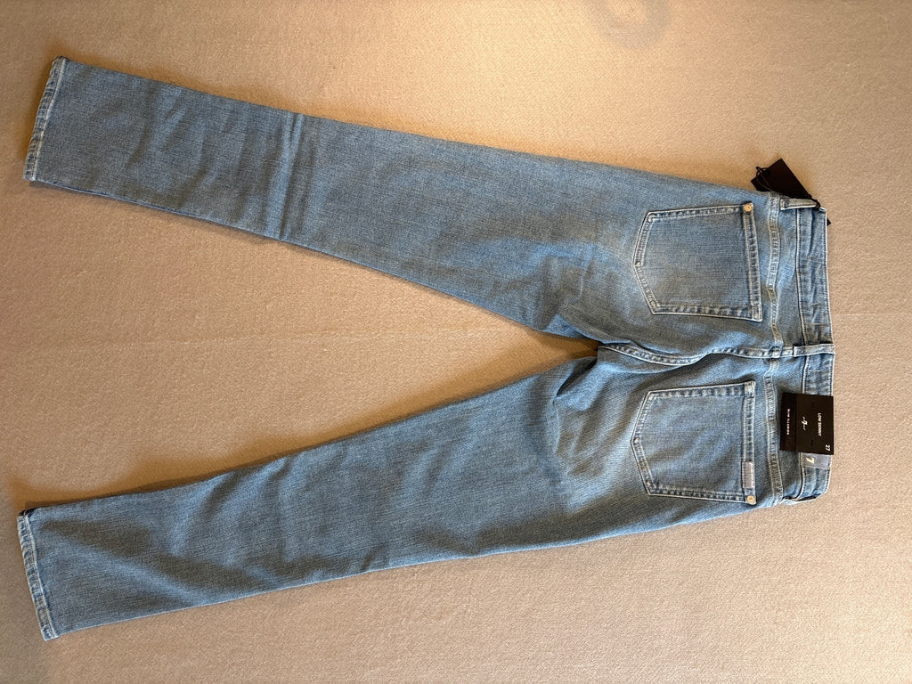 7 For All Mankind Low Skinny Iceflow Jeans Size 27